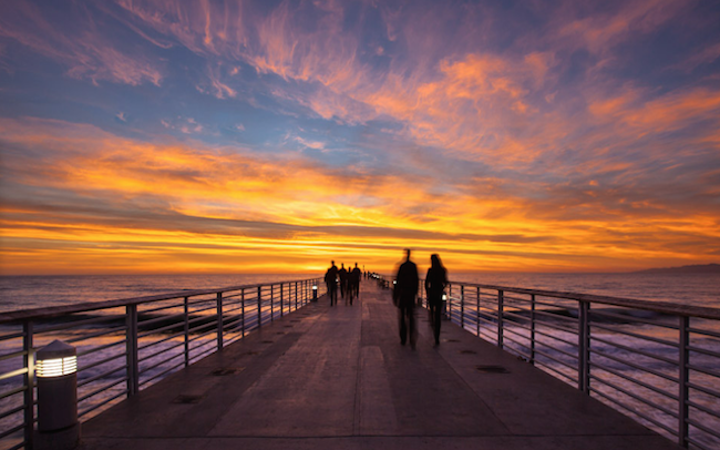 Coucher de soleil time lapse