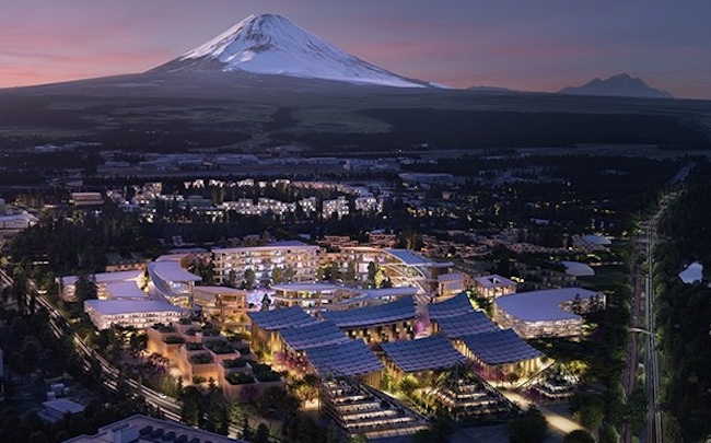 Toyota amorce le développement de sa smart city au pied du Mont Fuji