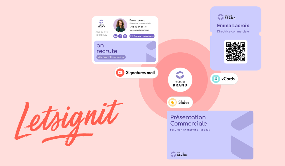 Avec le lancement de Slides, Letsignit étend sa plateforme pour mieux piloter la marque à travers les collaborateurs