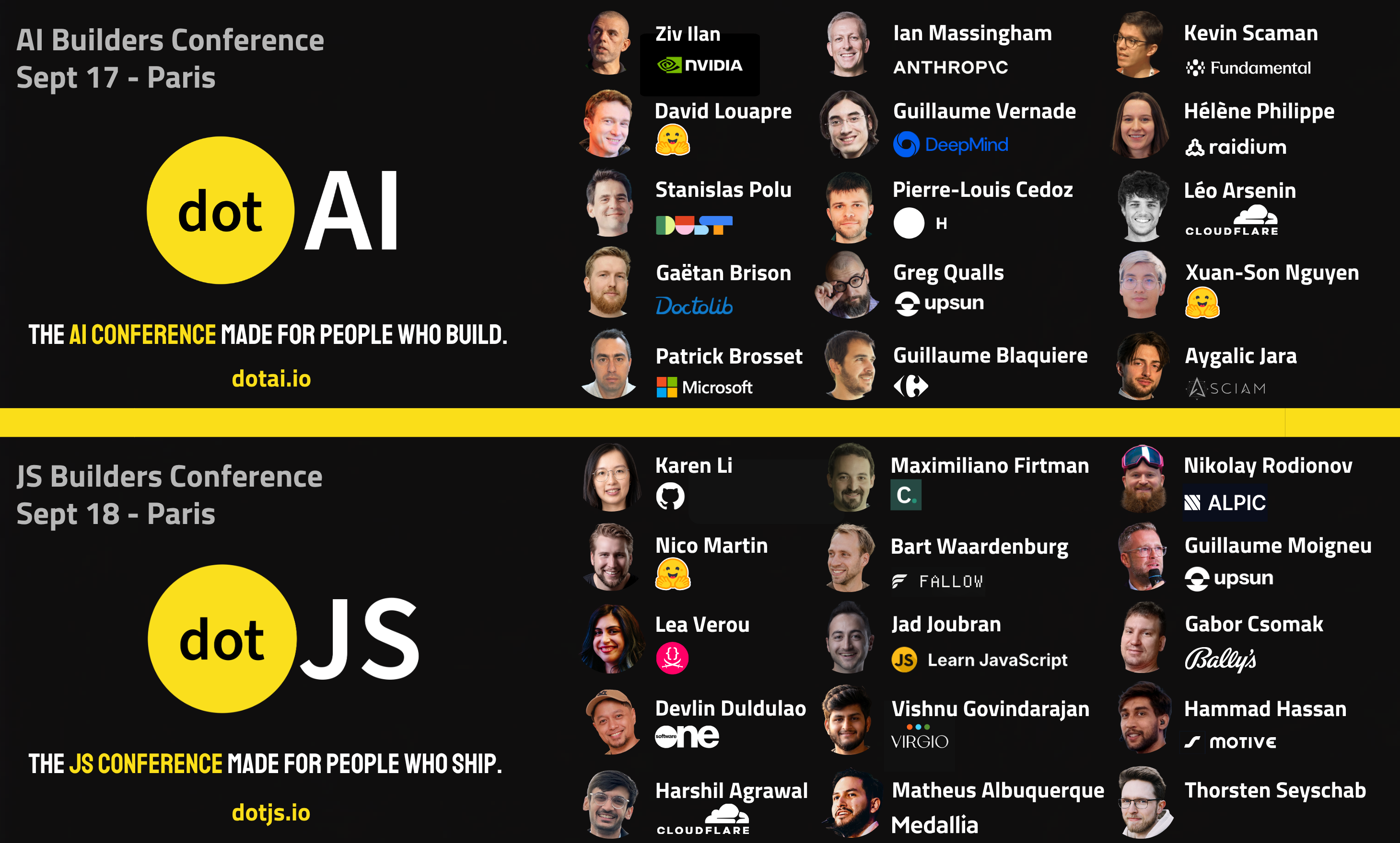 Pourquoi dotAI + dotJS est le seul événement tech incontournable de la rentrée