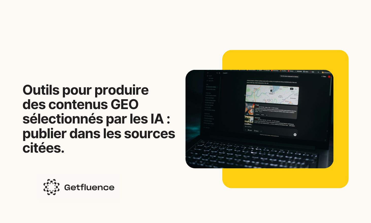Outils pour produire des contenus GEO sélectionnés par les IA : publier dans les sources citées