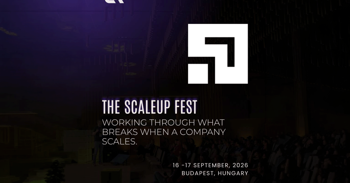 SCALEUP FEST 2026 : rendez-vous à Budapest pour la croissance internationale